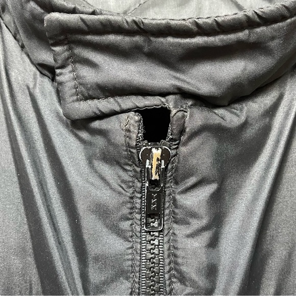 VTG BF Goodrich Satin Bomber Jacket Style Black Medium - Picture 7 of 11